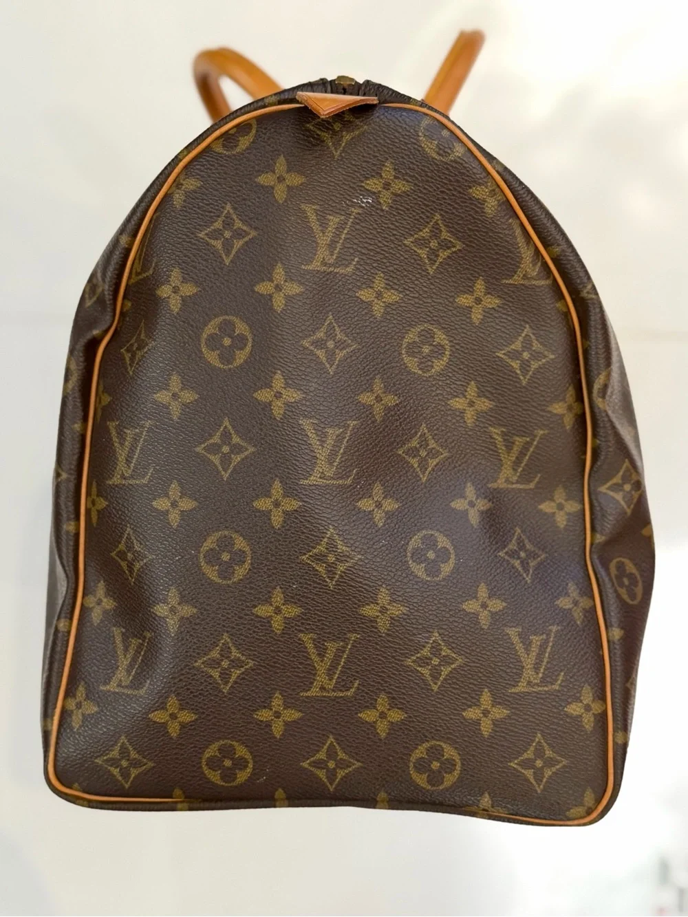 Louis Vuitton Monogram Canvas Duffle Bag in Brown and Tan
